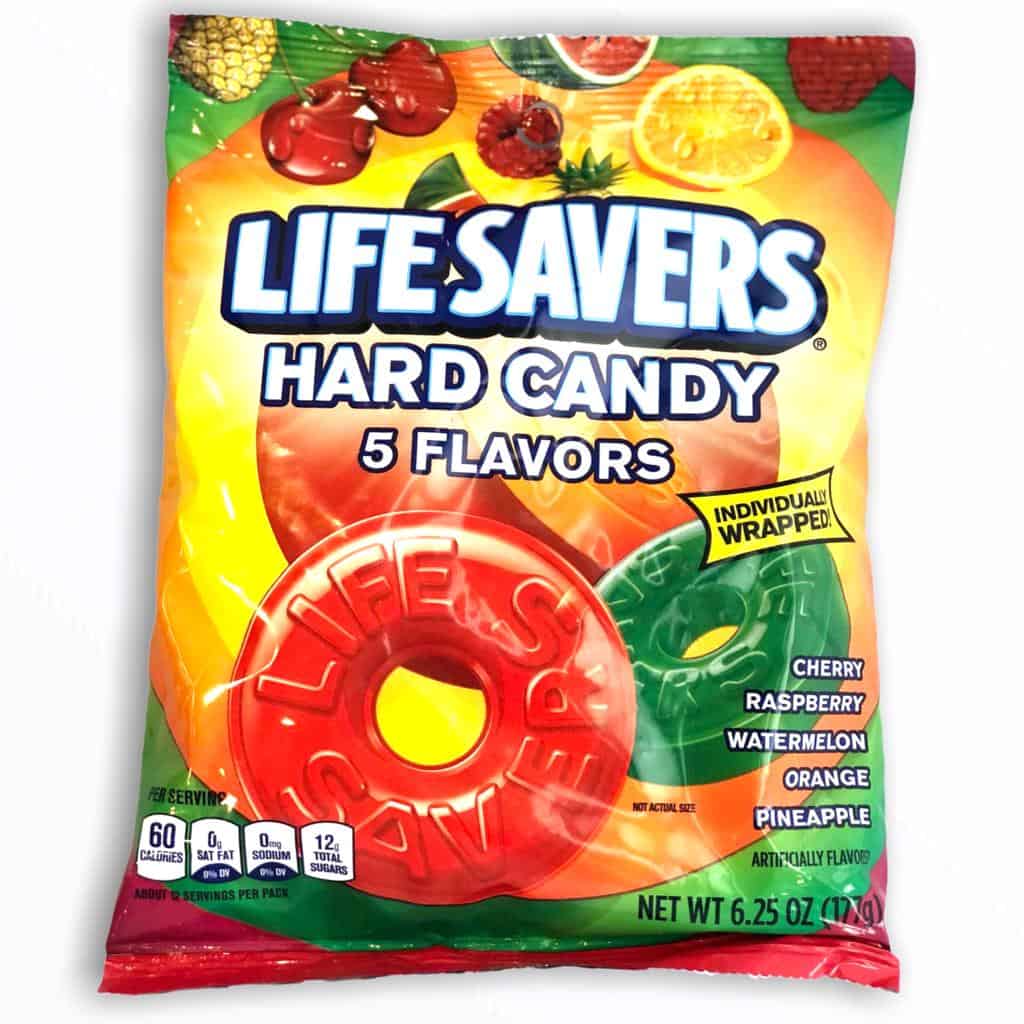 Lifesavers 5 flavors big gummy rings 150 piece bag