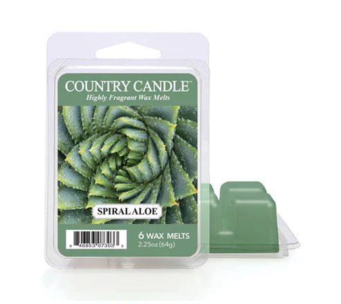 Country Candle Wax Melts Spiral Aloe - Duftwachs