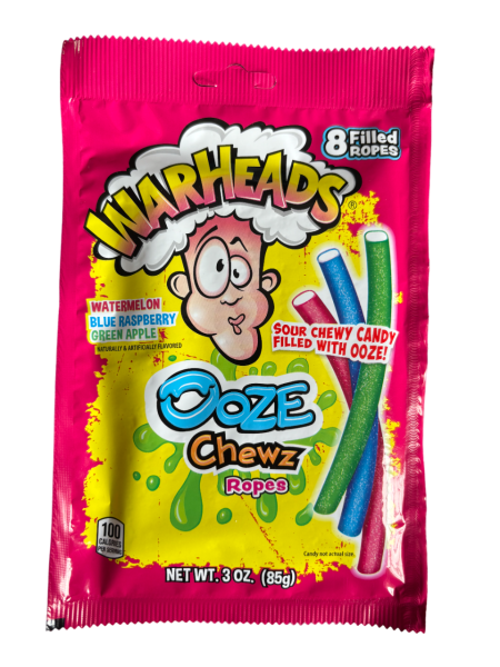 Warheads Ooze Chew Ropes Bonbons