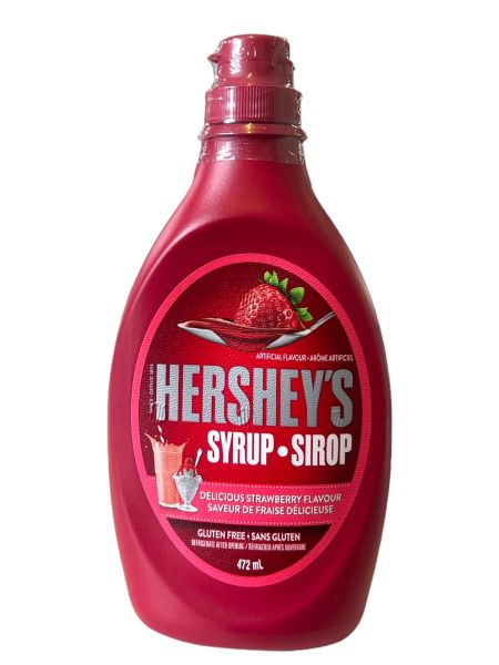Hershey's Strawberry Syrup in der 472 ml Flasche
