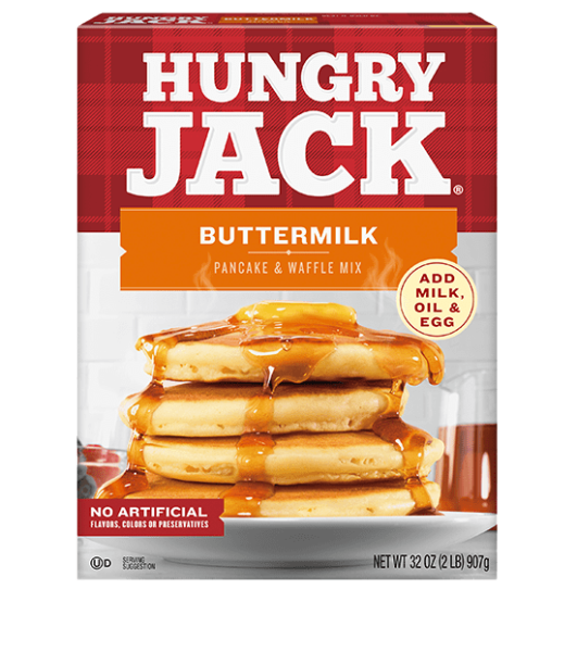 Hungry Jack Buttermilk Pancake & Waffle Mix - Backmischung