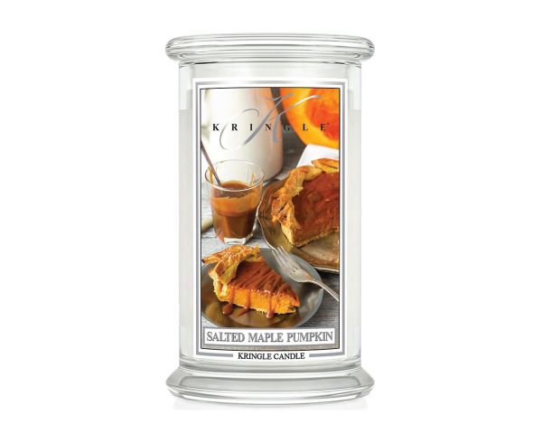 KRINGLE großes Glas Salted Maple Pumpkin - Duftkerze