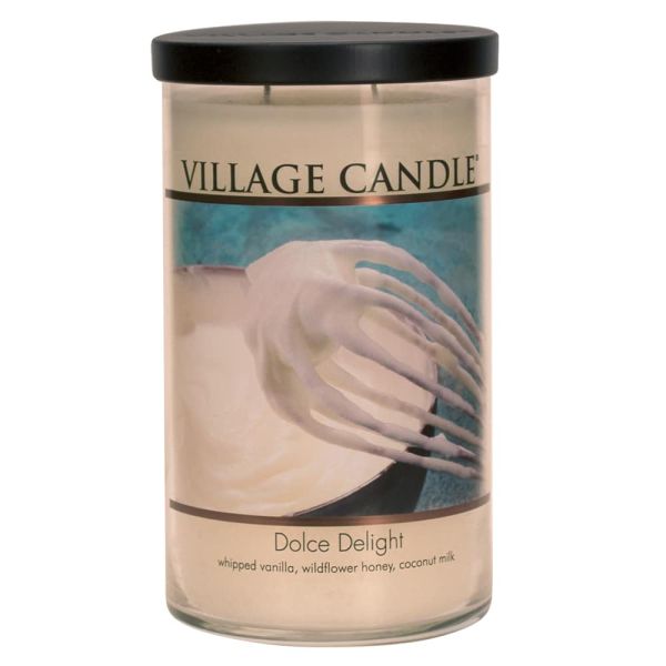 Village Candle Tumbler großes Glas Dolce Delight Duftkerze