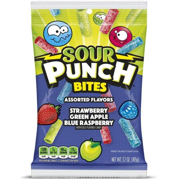 Sour Punch Assorted Bites Bag 105g - Fruchtgummi