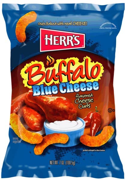 Herr´s Buffalo Blue Cheese Flavored Cheese Curls Knabbersnack