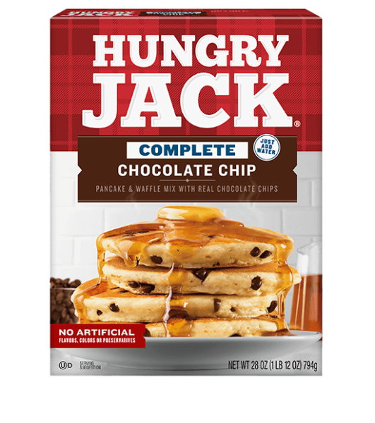 Hungry Jack Chocolate Chip Waffle Mix - Backmischung