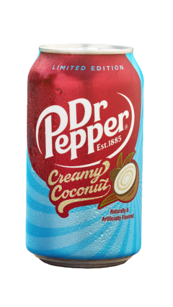 Dr Pepper Creamy Coconut Erfrischungsgetränk (Dose) (355ml)