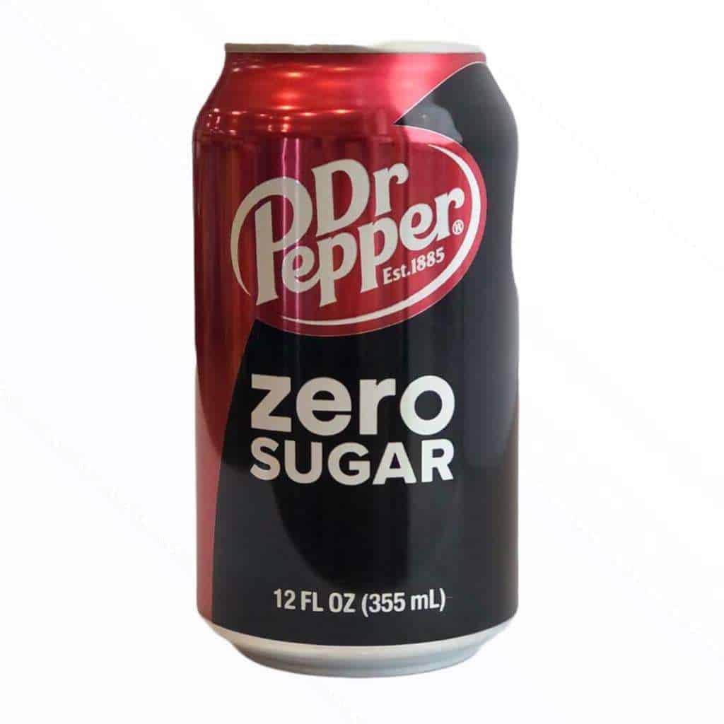 does zero sugar dr pepper have caffeine