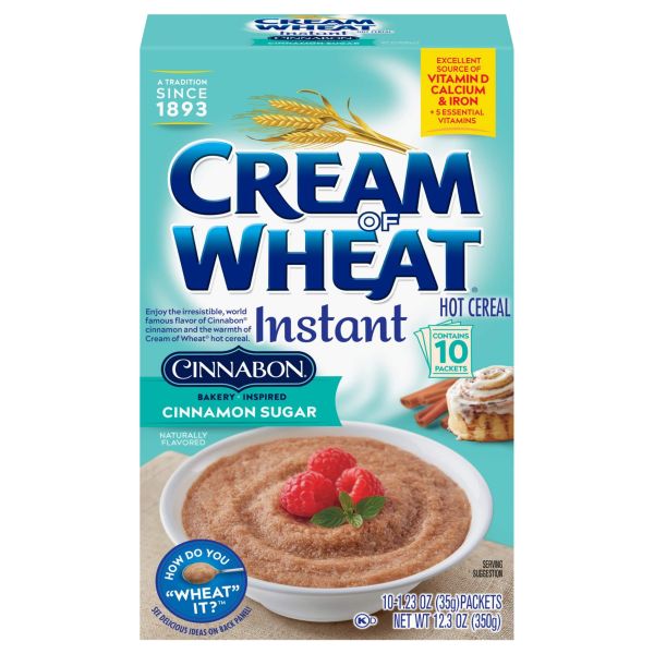 Cinnabon Cream of Wheat Instant Hot Cereal 350g - Frühstücksflocken