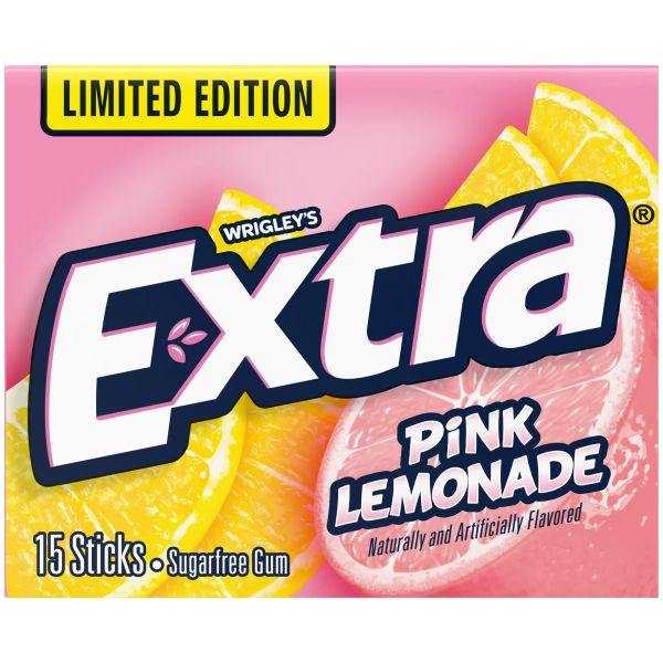 Extra Gum Pink Lemonade Sugarfree - Kaugummi