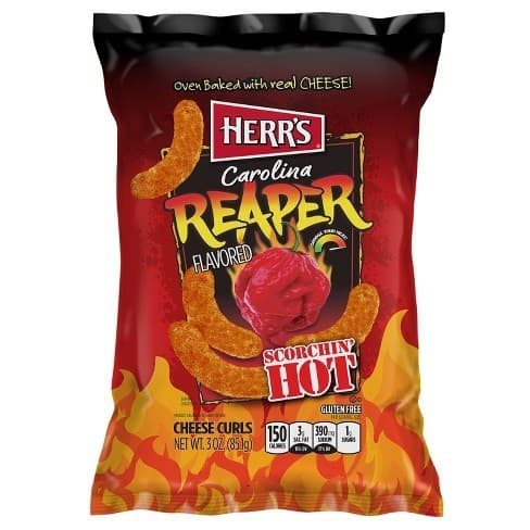 Herr´s Carolina Reaper flavored Cheese Curls Knabbersnack - 85.1g