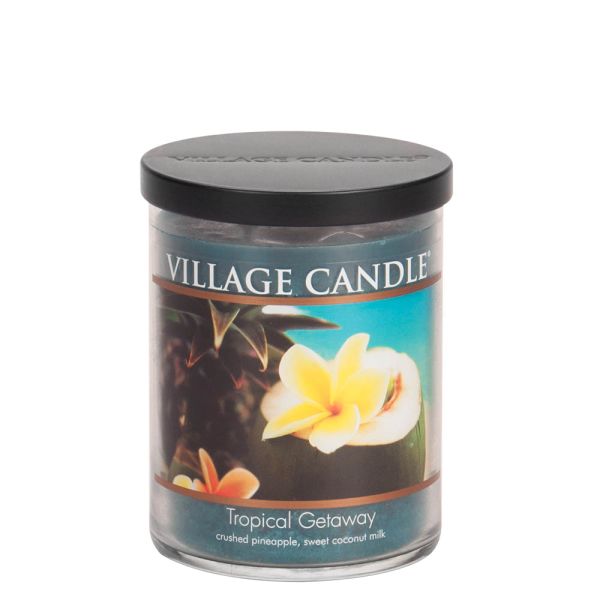 Village Candle Tumbler mittleres Glas Tropical Getaway Duftkerze