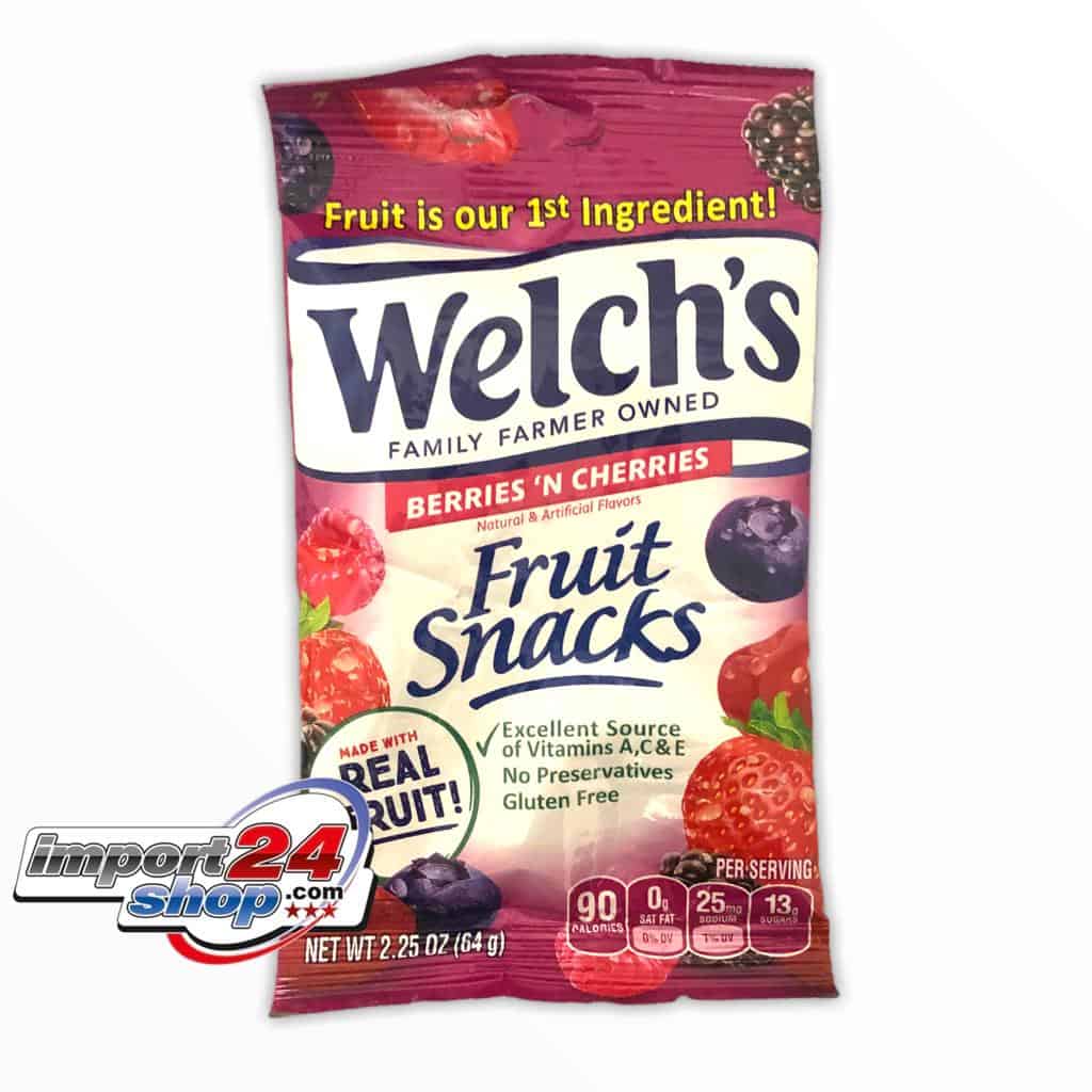 Welchs Fruit Snack Berries N´ Cherries Importshop24 6201