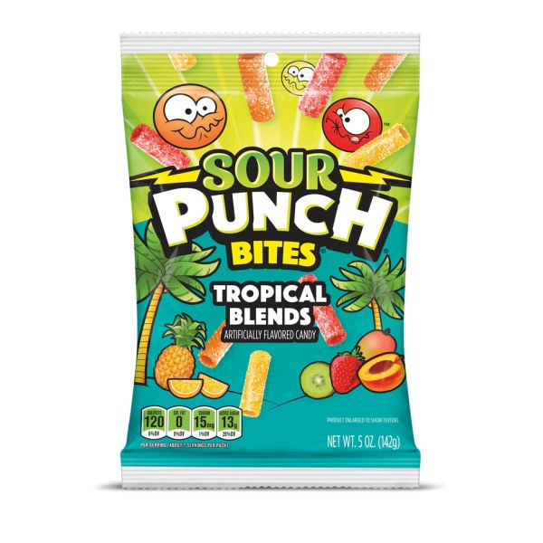 Sour Punch Bites Tropical Blends 105g - Fruchtgummi